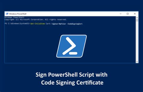 how to sign powershell script with certificate from smart card|PowerShell script signing certificate.